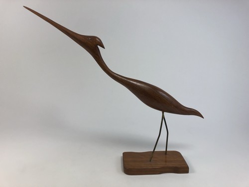 Holz teak vogel - teak, mit